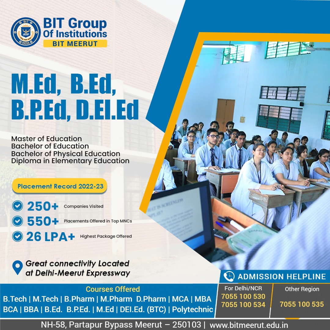 M.Ed institute Meerut